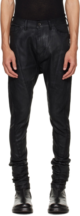 Photo: Julius Black Coated Gazelle Skinny Jeans