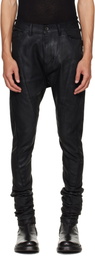Julius Black Coated Gazelle Skinny Jeans