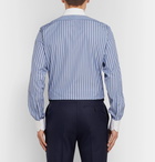 Kingsman - Turnbull & Asser Rocketman Navy Slim-Fit Striped Cotton Shirt - Blue