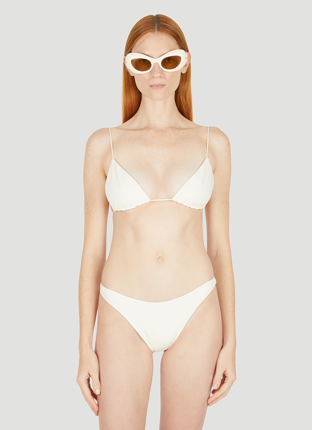 Ziah Fine Strap Triangle Bikini Top