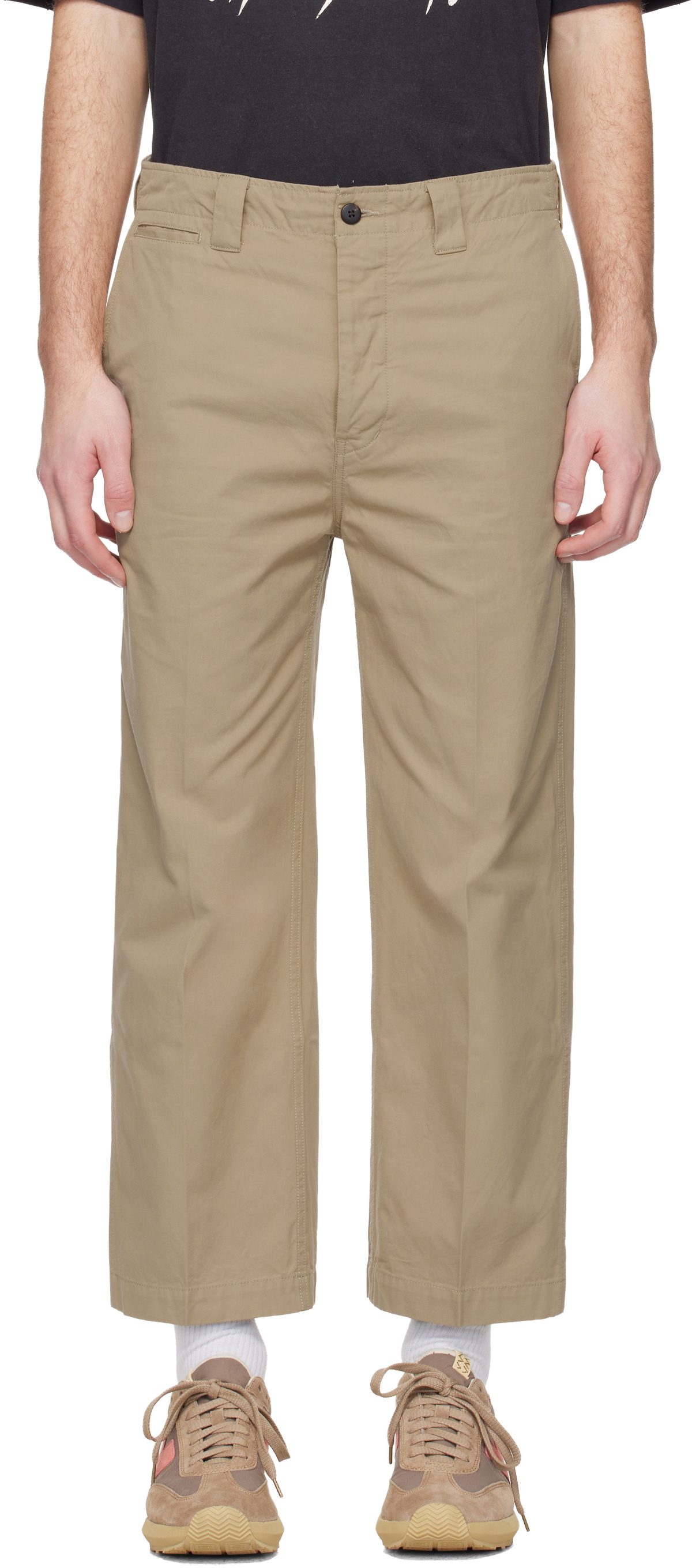 visvim Beige Carroll Trousers Visvim