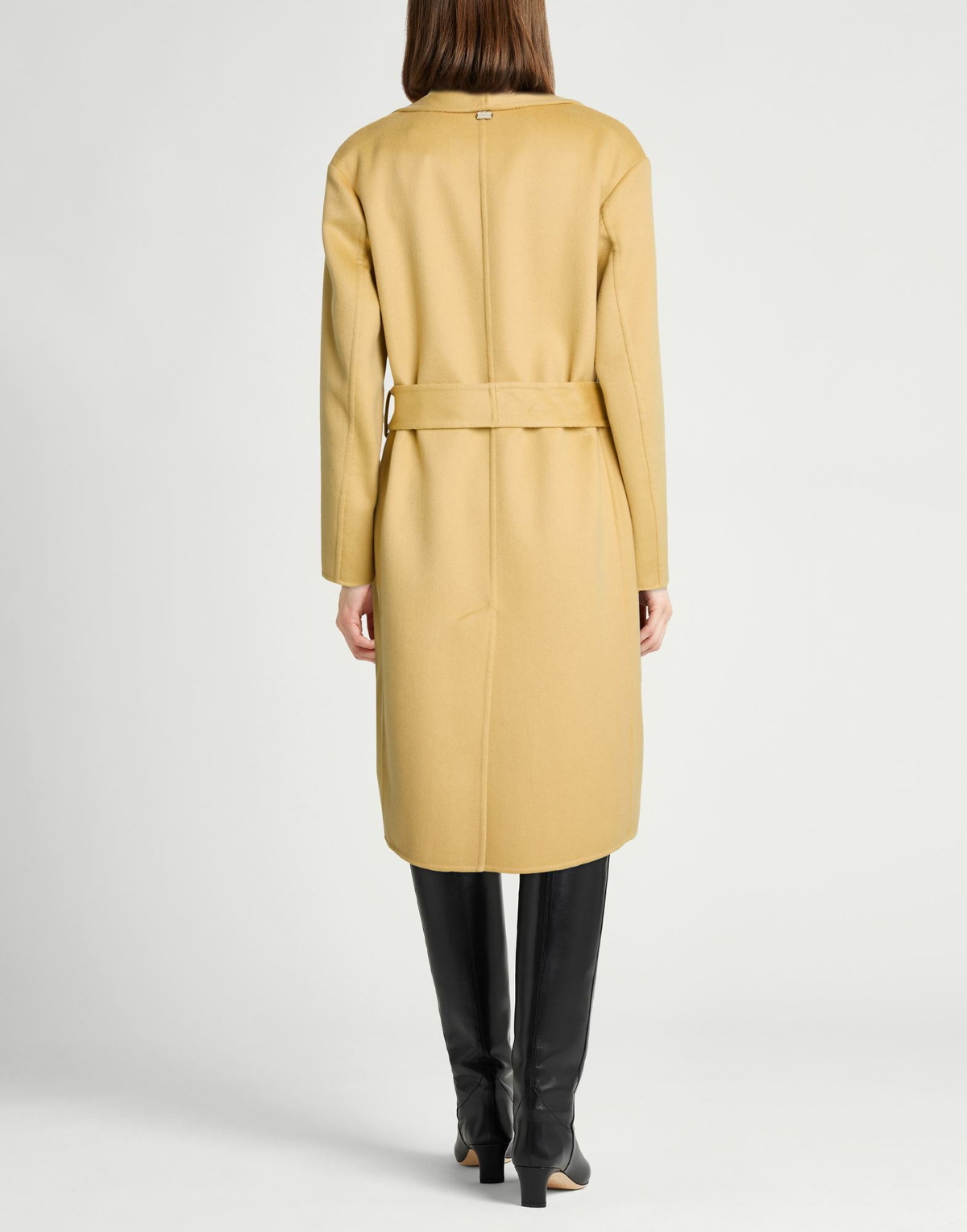Agnona Womens Coat Mustard