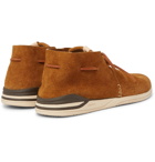 visvim - Huron Moc-Folk Beaded Suede Boots - Brown