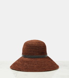 Brunello Cucinelli Monili-embellished straw sun hat