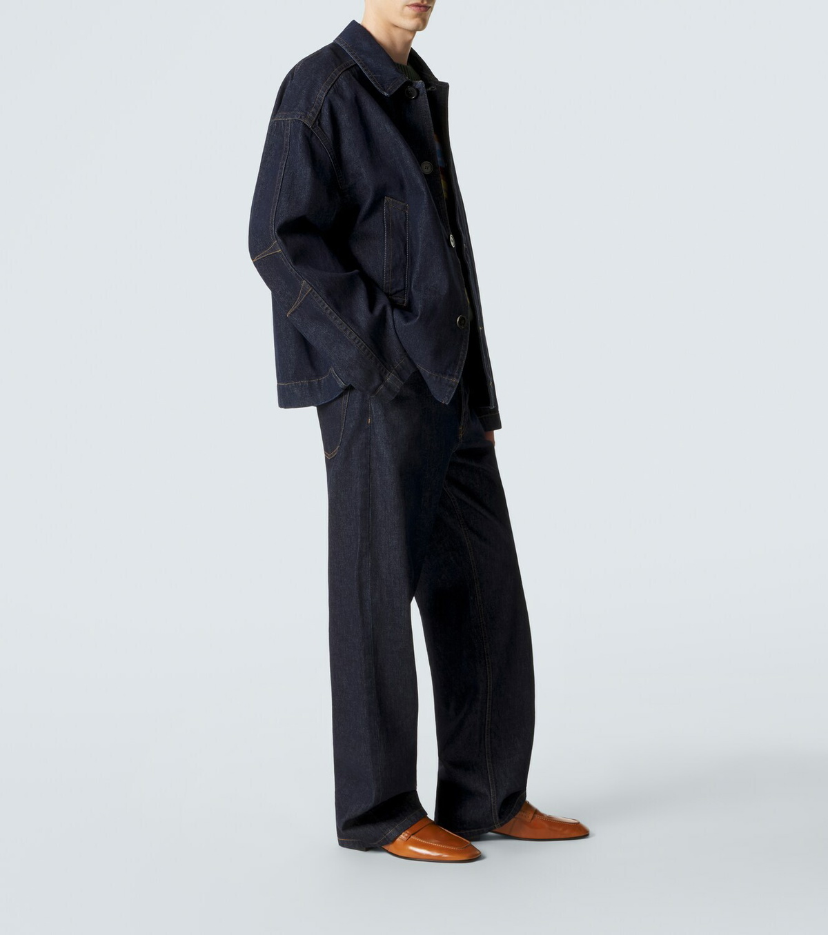 Dries Van Noten Leather penny loafers