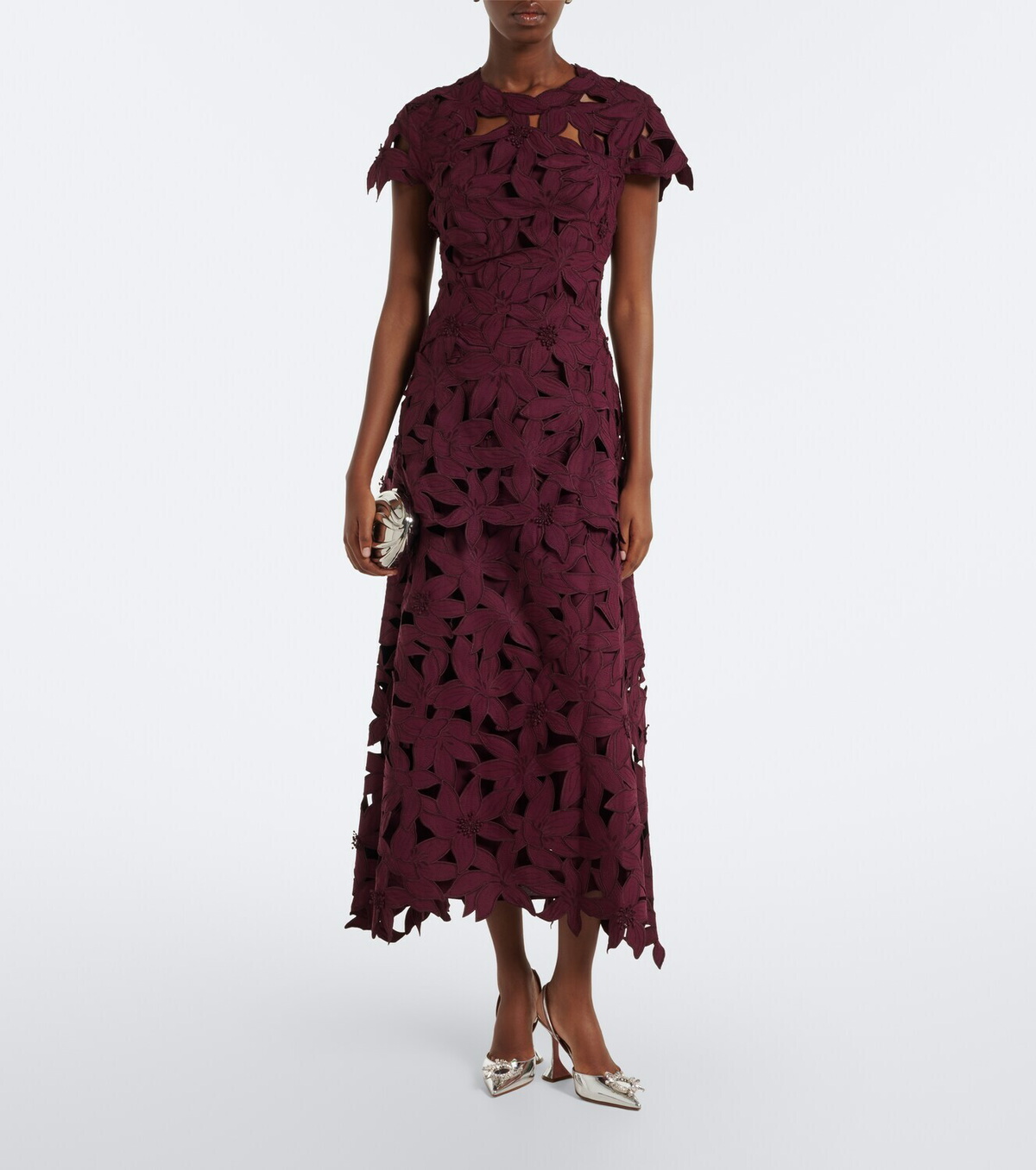 Simkhai Neve floral guipure lace cocktail dress
