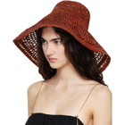 Chloé Brown 'The Chloé Raffia Capeline' Beach Hat
