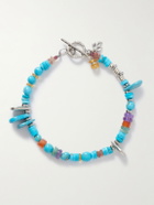 Peyote Bird - Playa Sterling Silver Multi-Stone Beaded Bracelet