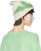 The Elder Statesman Green Hot Watchman Beanie