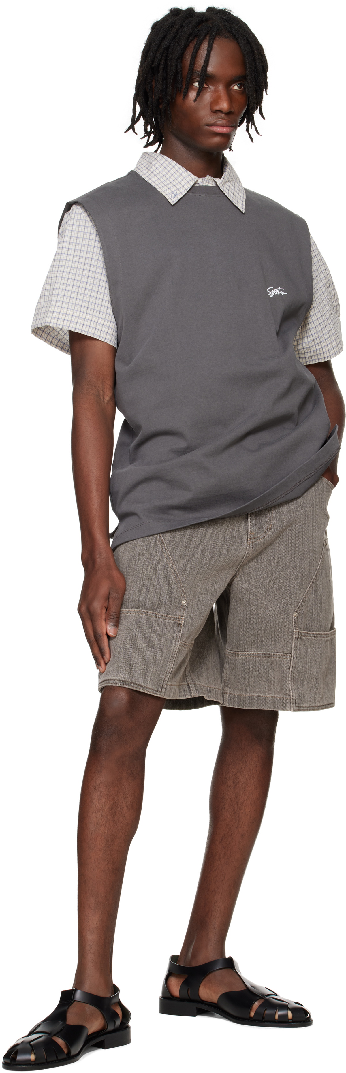 System Gray 25 Title Tank Top
