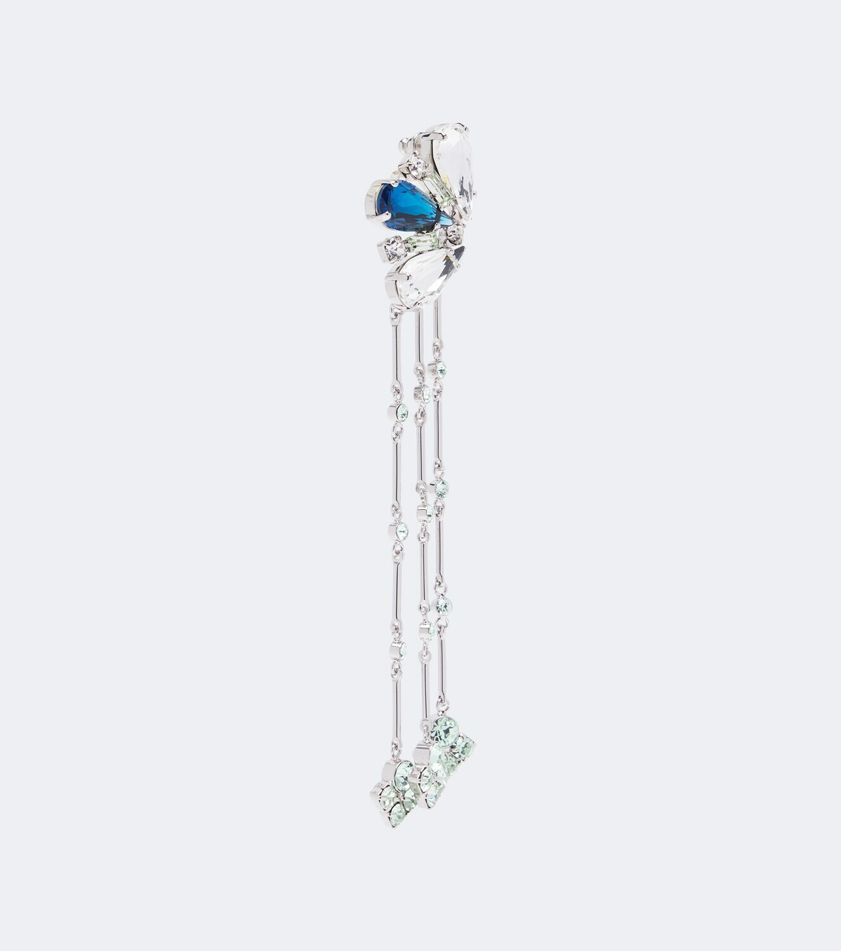 Rabanne Crystal-embellished drop earrings