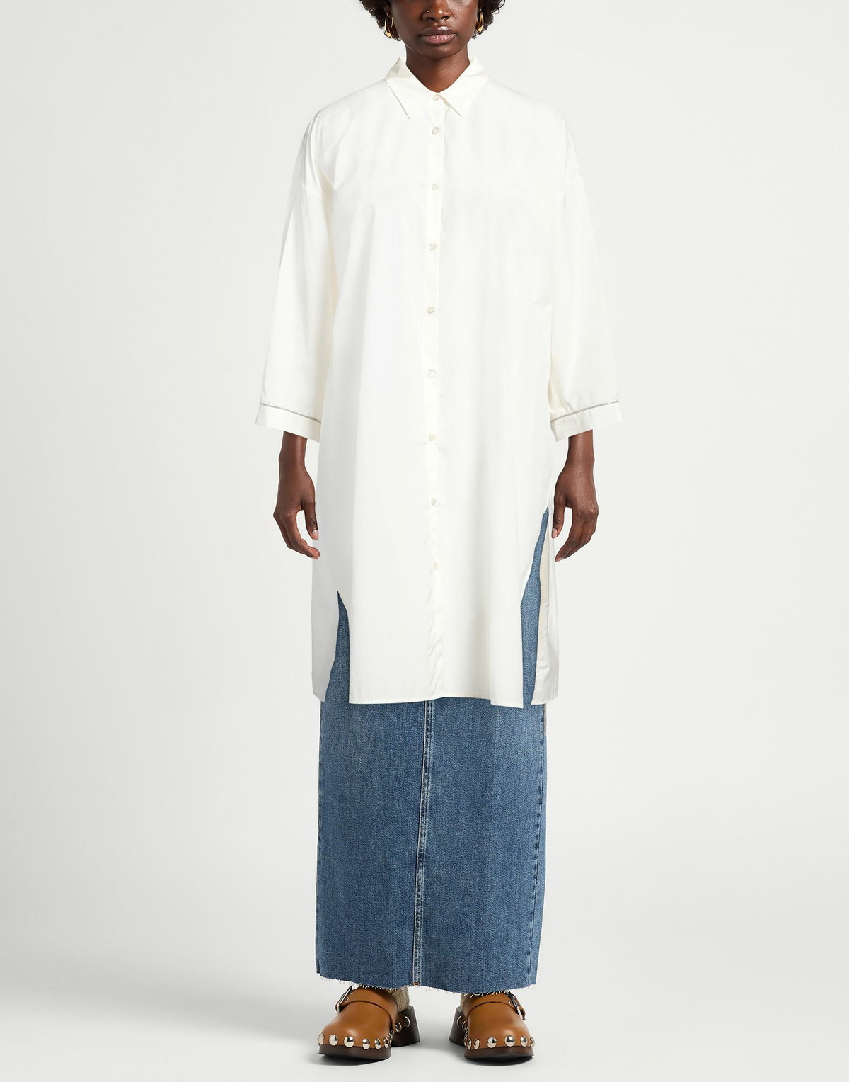 Peserico Womens Shirt Cream