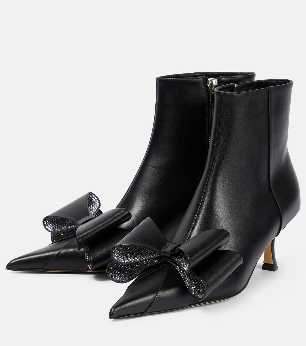 Mach & Mach Le Cadeau leather ankle boots