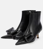 Mach & Mach Le Cadeau leather ankle boots