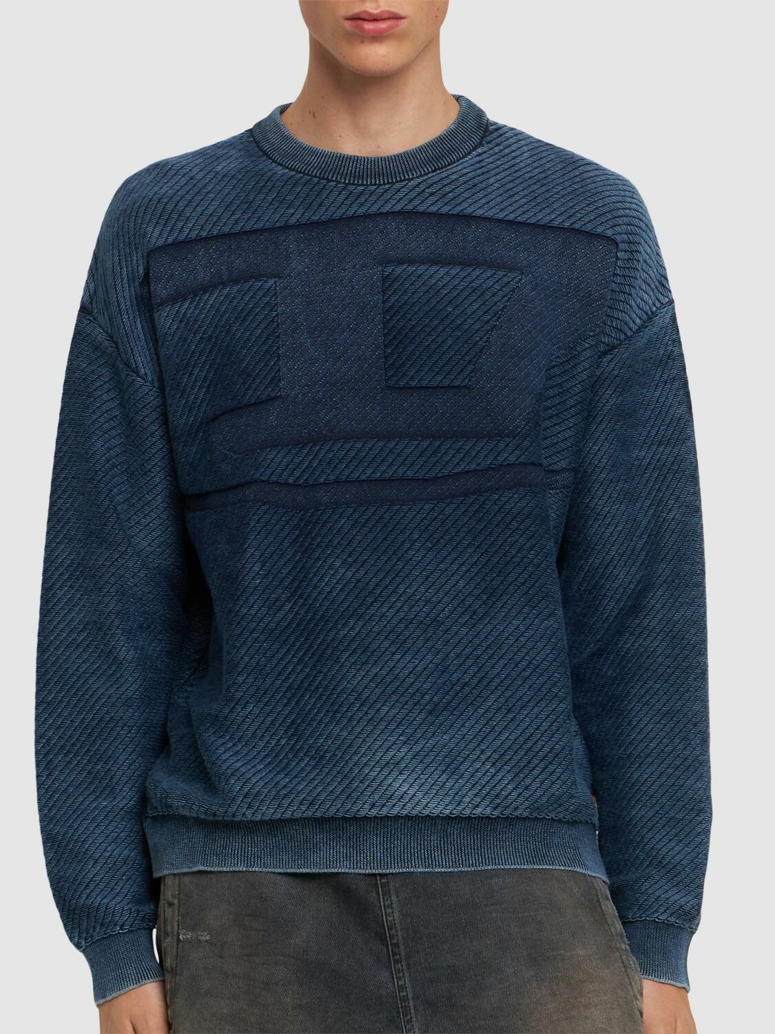DIESEL K-klevery Logo Knit Crewneck Sweater Diesel