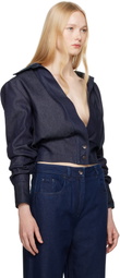 16Arlington Navy Ada Denim Jacket