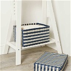HAY Maxim Stripe Box - Medium in Blue/Sand 