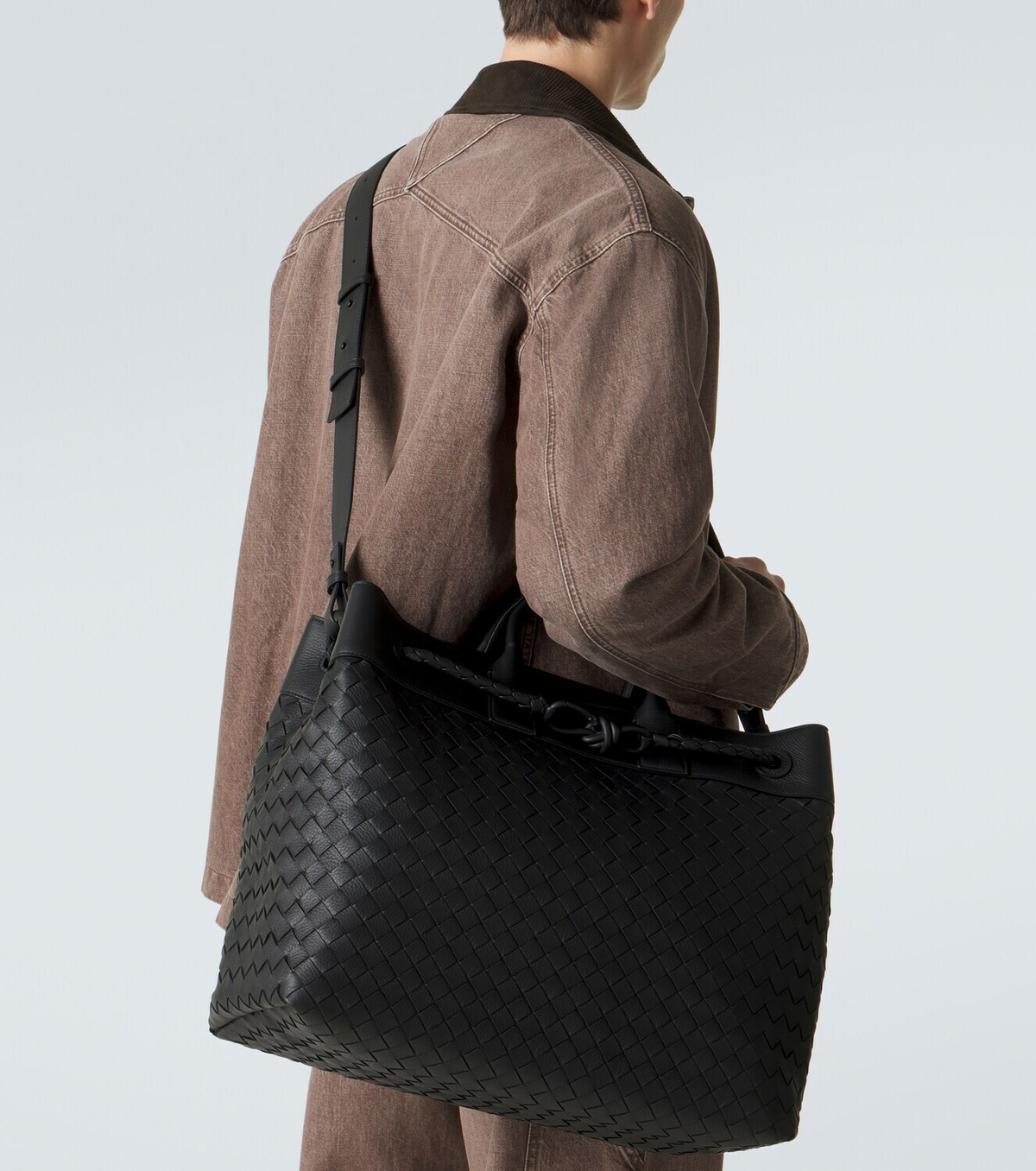 Bottega Veneta Intrecciato leather duffel bag