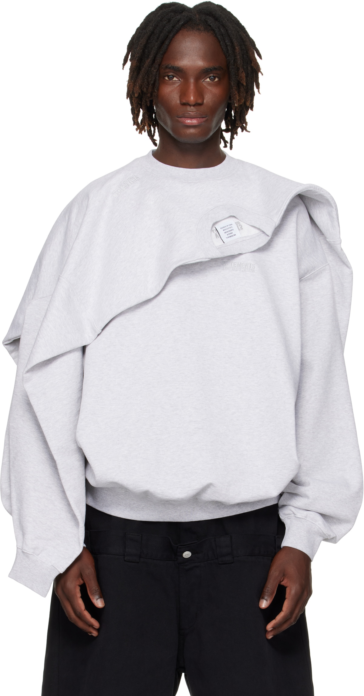 トップス VETEMENTS 23SS Not Doing Crewneck Sweat VETEMENTS 'i'm Not Doing Shit Today' Sweatshirt | italist