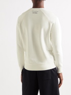 Maison Kitsuné - LINE FRIENDS Slim-Fit Logo-Print Cotton-Jersey Sweatshirt - Neutrals