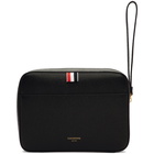 Thom Browne Black Dopp Kit Pouch