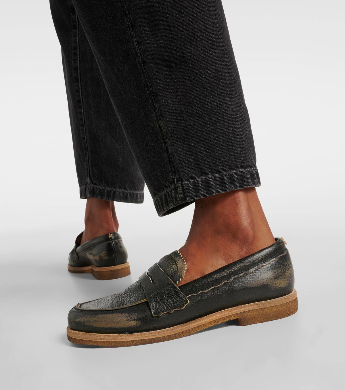 Golden Goose Jerry leather penny loafers Golden Goose Deluxe