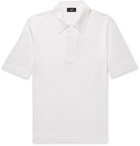 Dunhill - Merino Wool and Mulberry Silk-Blend Polo Shirt - Cream