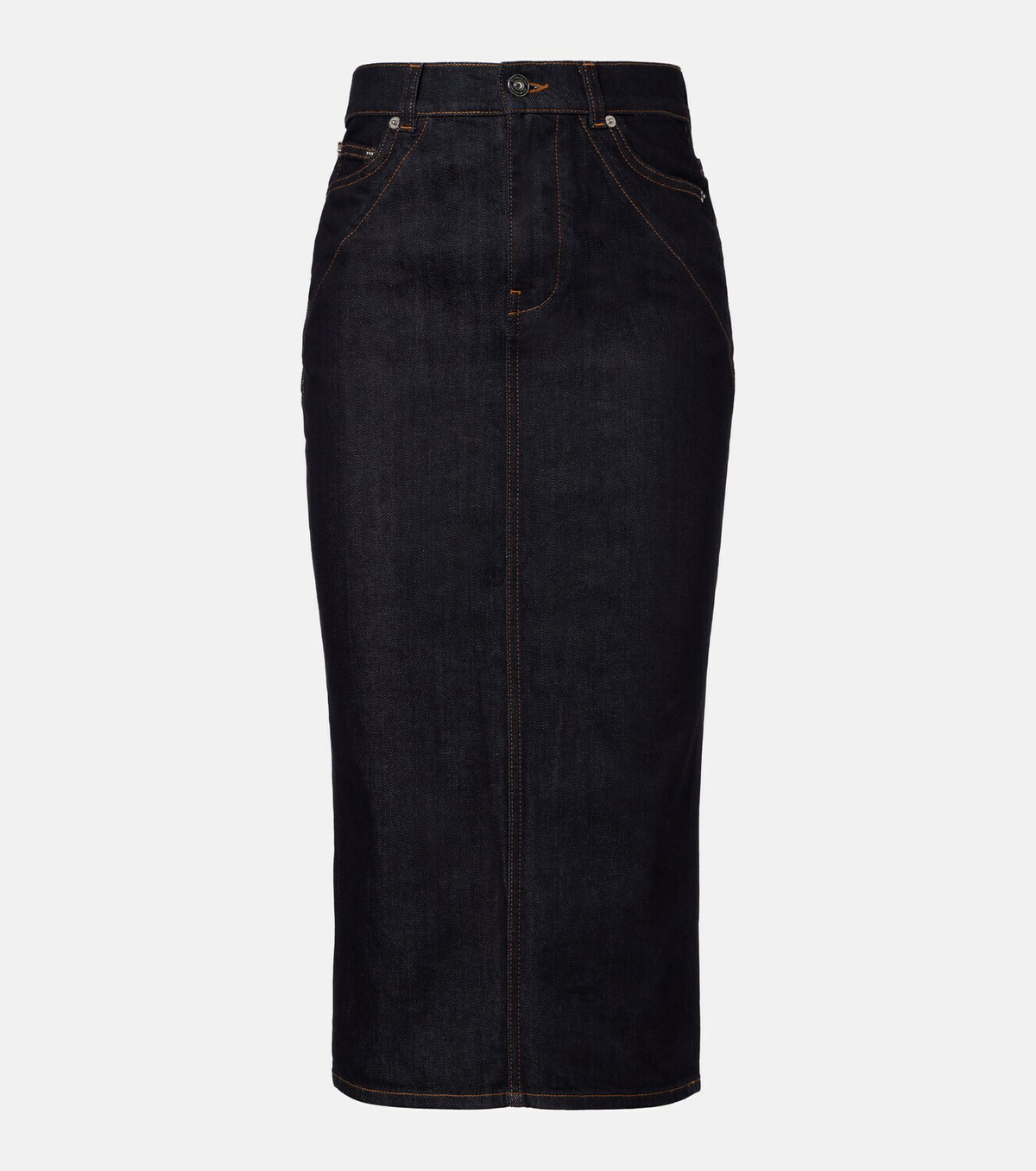 Givenchy Denim midi skirt
