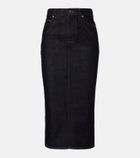 Givenchy Denim midi skirt