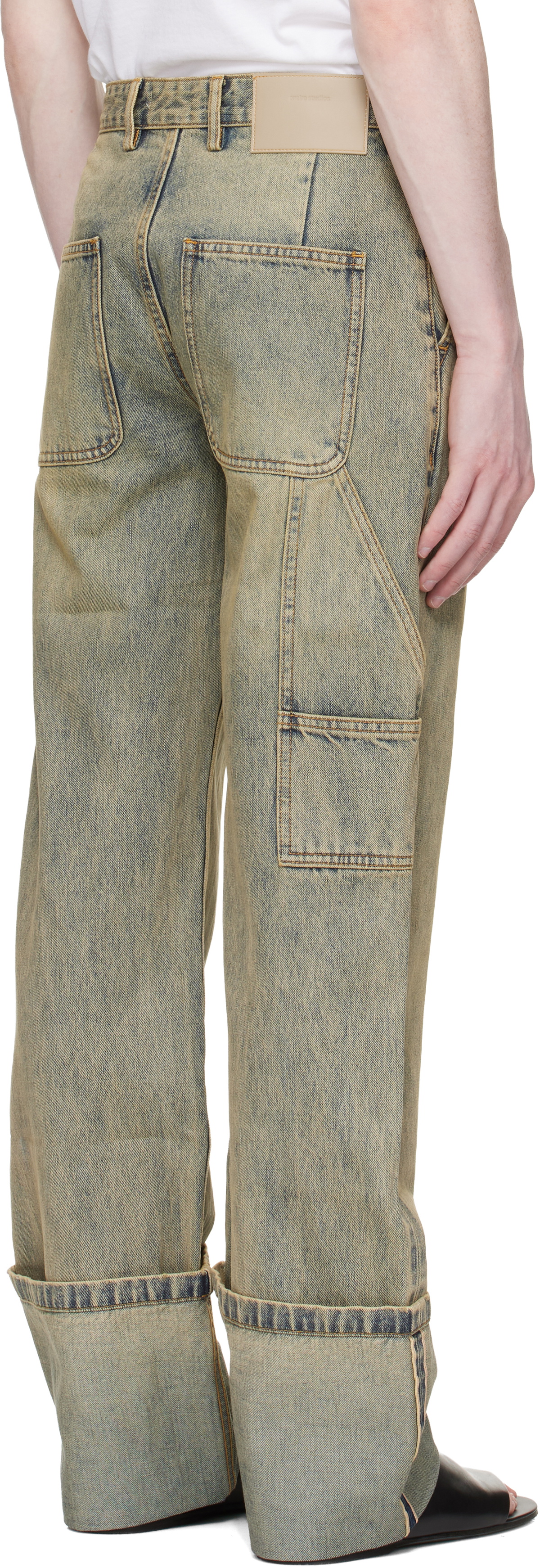 Entire Studios Blue Cuff Jeans