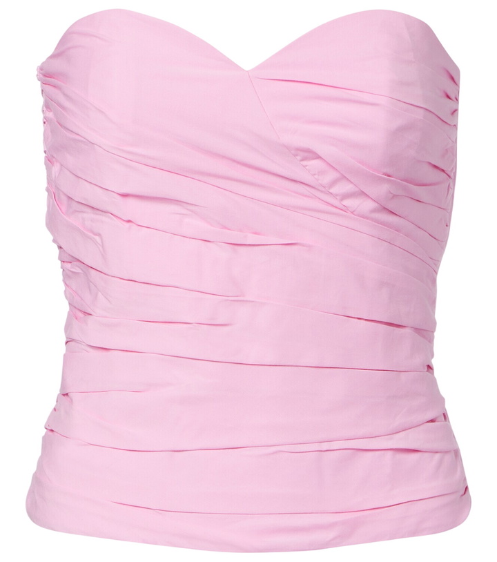 Photo: Adriana Degreas Opulence ruched cotton corset