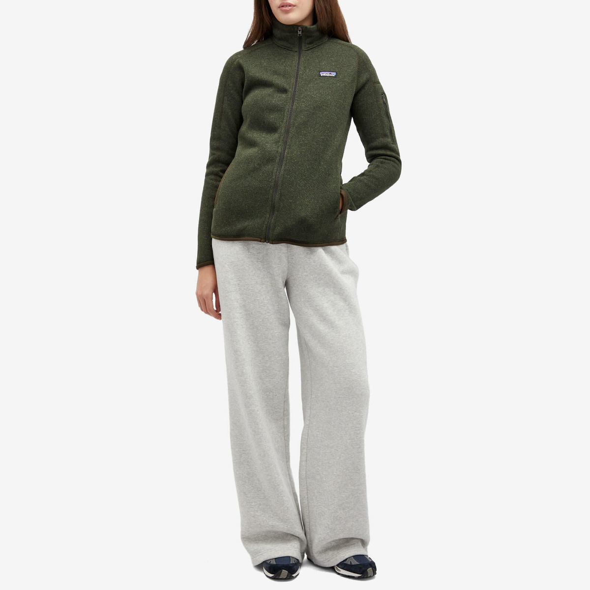 Patagonia Women's Better Sweater Jacket in Torrey Pine Green