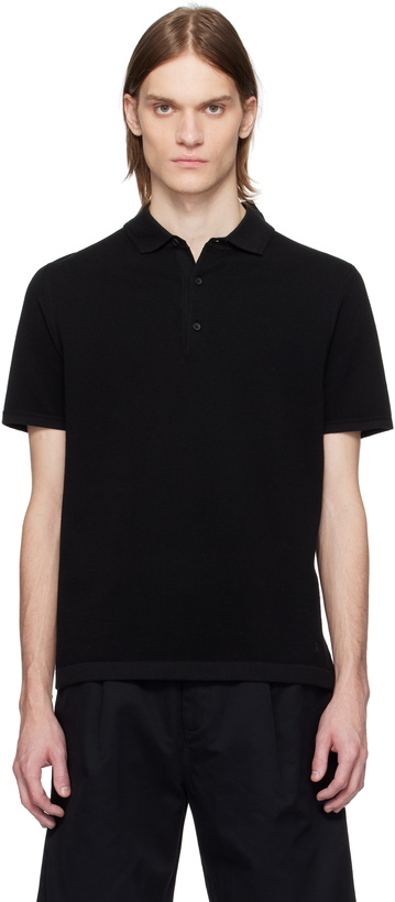 Photo: Reigning Champ Black Supima Pique Ace Polo