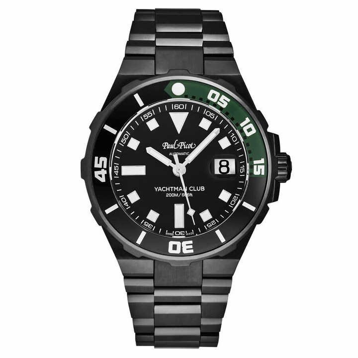 Photo: Paul Picot Yachtman Club Automatic Black Dial Mens Watch P1251N.NJV4000N.3614