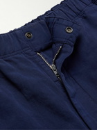Norse Projects - Straight-Leg Cotton and Linen-Blend Trousers - Blue