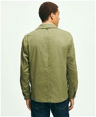Brooks Brothers Men's Stretch Cotton Twill Chore Jacket | Olive