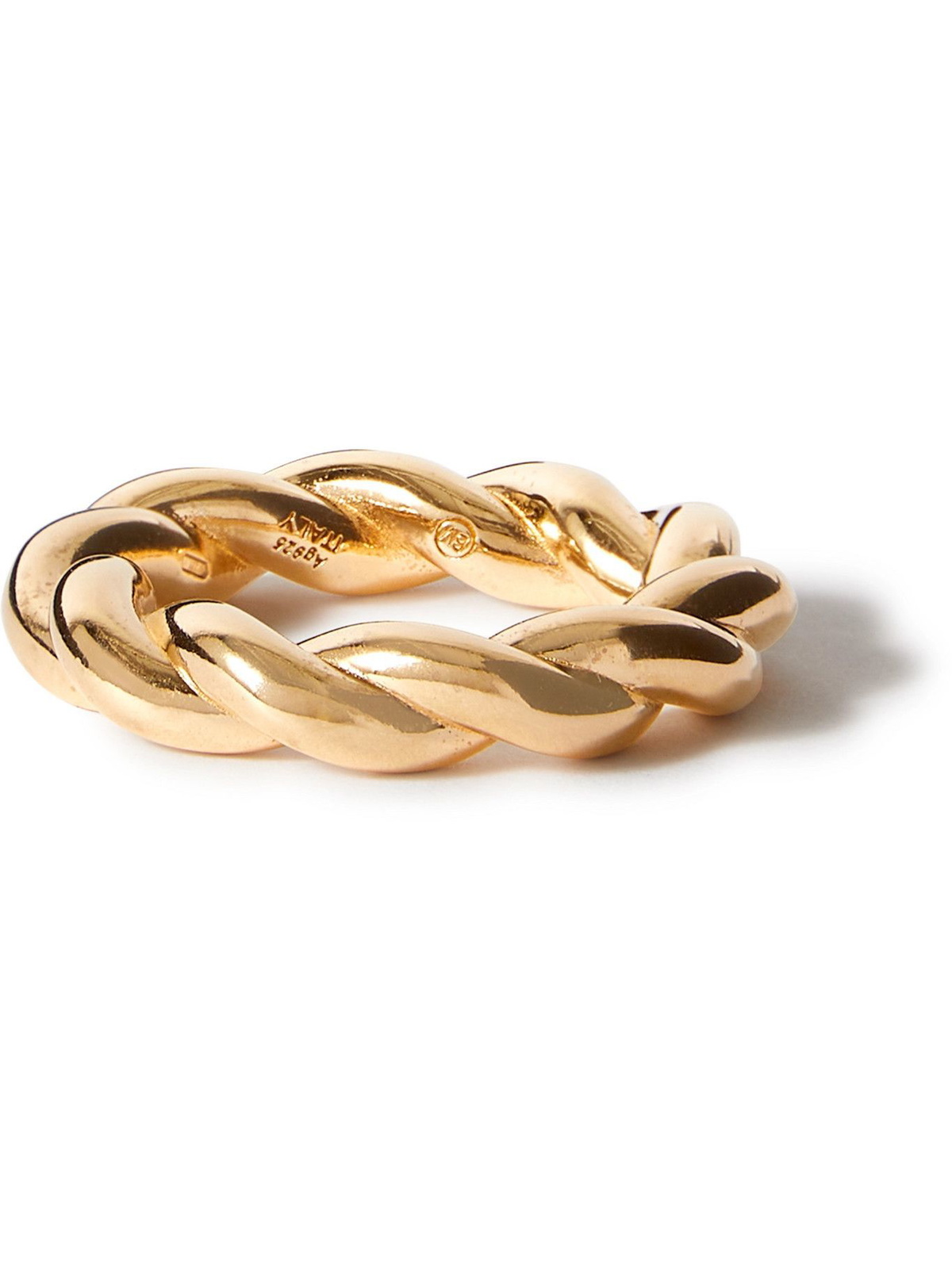 Bottega Veneta Twist Gold-Plated Bracelet