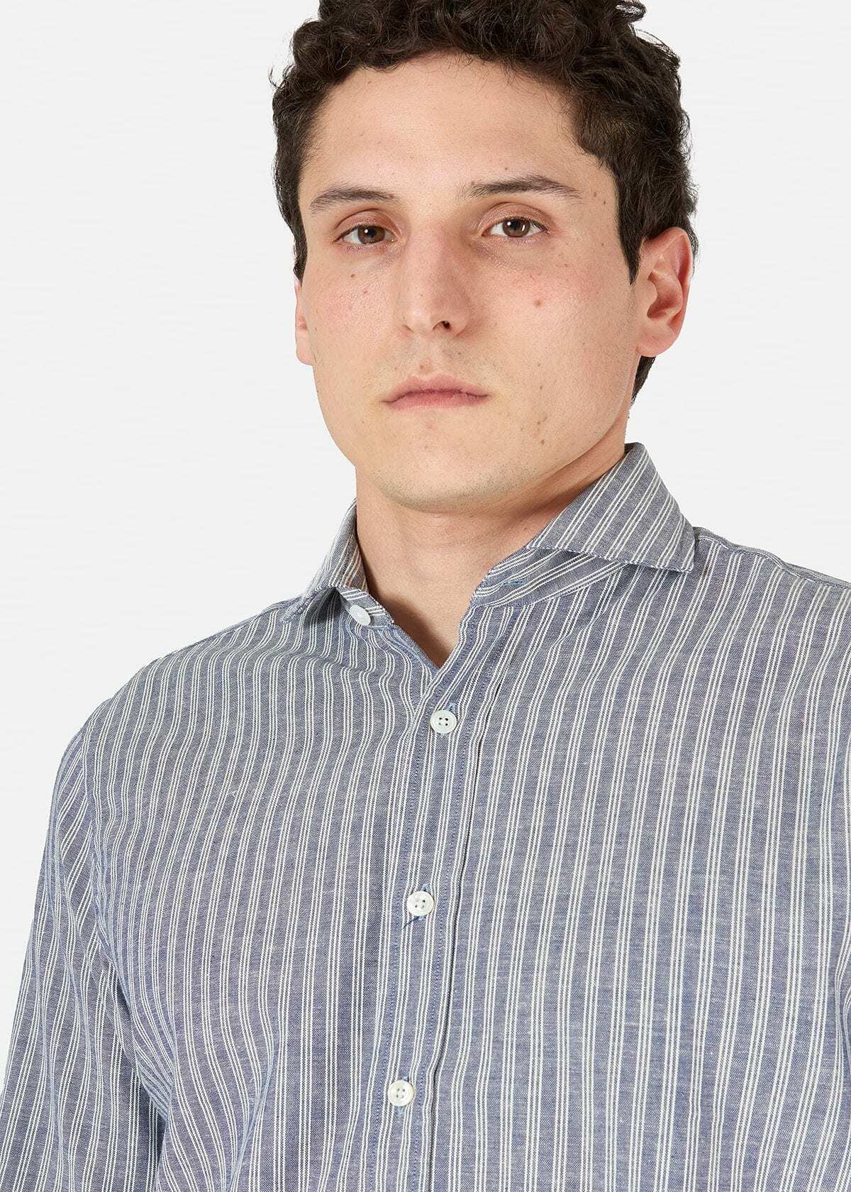 doppiaa Aalassio French Collar Shirt
