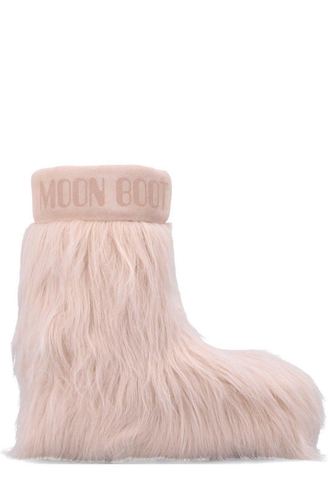Moon Boot Sand Teddy Fabric Mb Park Puffer Slip On Moon Boot