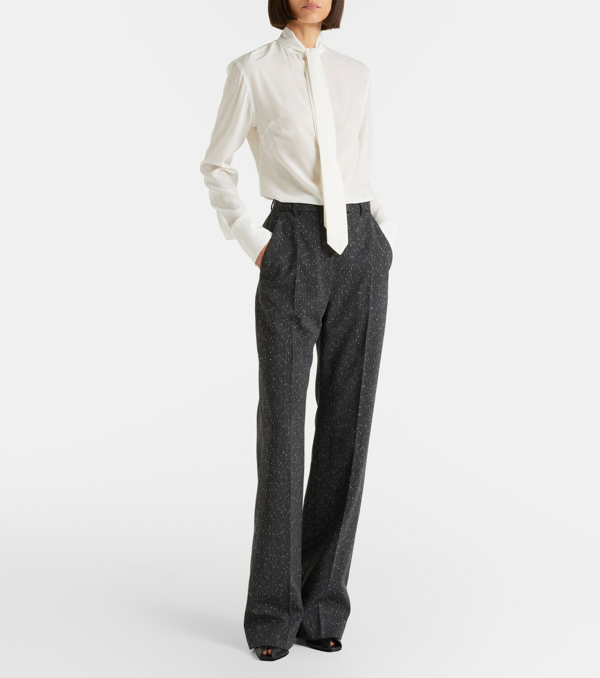 McQueen Chalk stripe straight pants