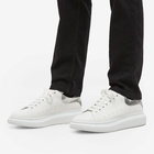 Alexander McQueen Men's Court Sneakers in White/Black