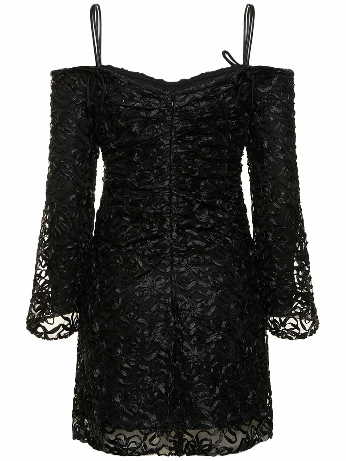 GANNI - Ribbon Tulle Mini Dress GANNI