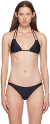 Yasmine Eslami Black 'The Joana' Bikini Top