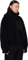 FUMITO GANRYU Black 2Way Boa Fleece Jacket