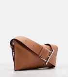 McQueen T-Bar leather shoulder bag