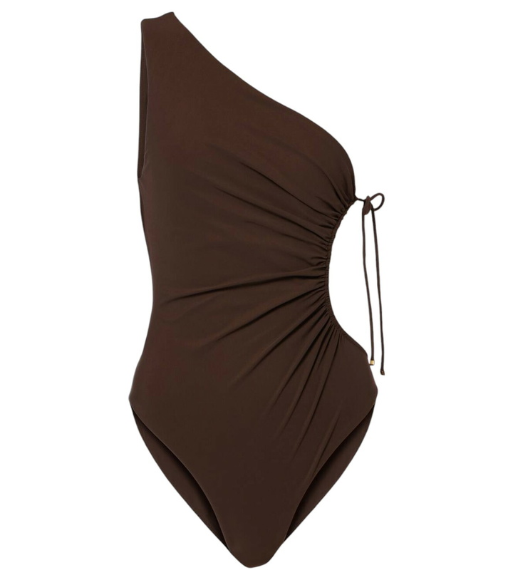 Photo: Saint Laurent One-shoulder swimsuit