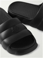 Moncler - Lilo Logo-Embossed Rubber Slides - Black