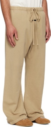 Fear of God ESSENTIALS Beige Training Classic Flare Sweatpants