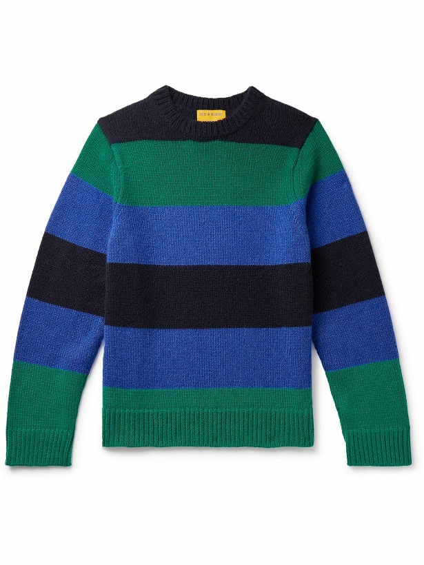 Photo: Guest In Residence - Striped Cashmere Sweater - Blue