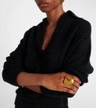 Tom Ford Amy gold-plated ring